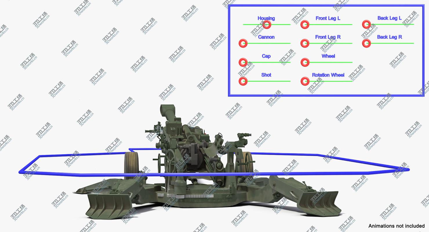 images/goods_img/2021040163/3D model Howitzer M777 155mm Rigged/3.jpg